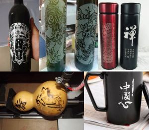 邯郸鸡泽县酒瓶葫芦工艺品激光雕刻机